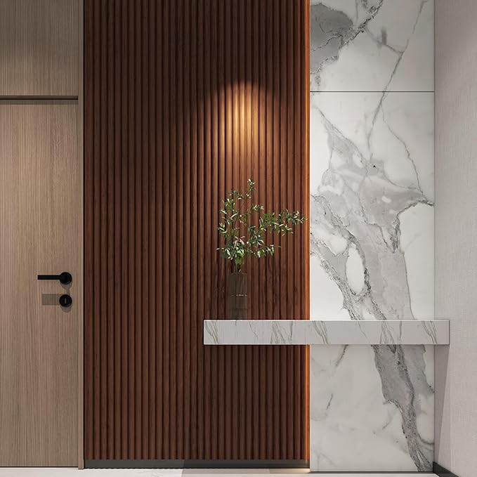 Art3d Fluted Wood Panel for Wall and Ceiling, Beaded Accent molding for Home