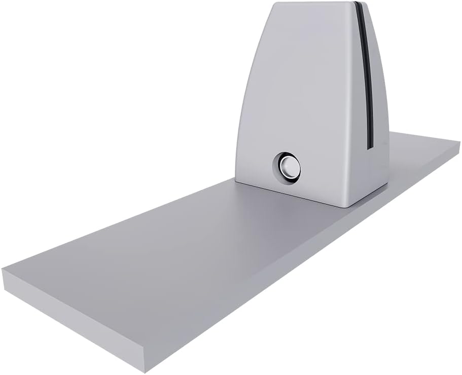 Freestanding Acoustic Desk Divider with Mount | Eco-Friendly Privacy Screen Panel | Noise Reducing Desk Partition | Tackboard Option & Easy to Install | Made from Recycled Plastic | White - 18" X 59"