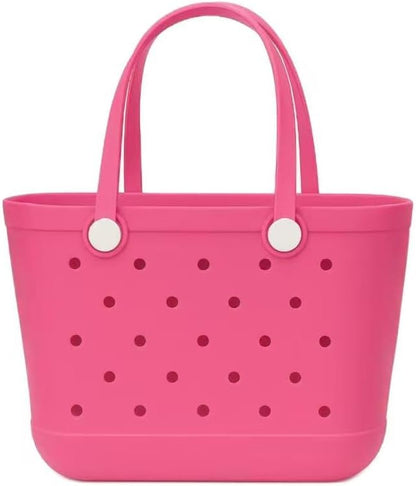 EVA Waterproof Beach Tote Bag-Large Sand Proof Tote with Handles for Women&Men|Lightweight Pool,Travel,Shopping Bag