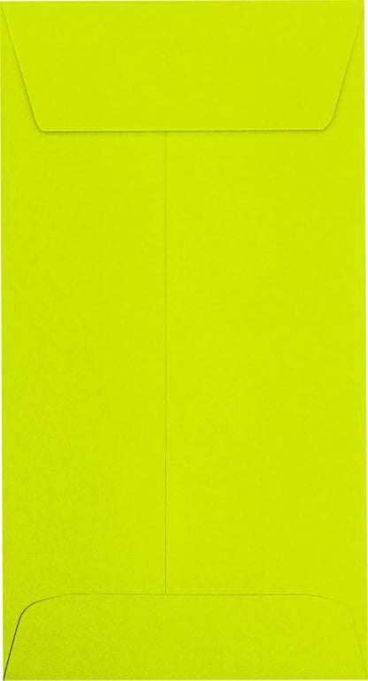 LUXPaper #7 Coin Envelopes | Peel & Press | 3 1/2" x 6 1/2" | Wasabi Green | 80lb. Text | 50 Qty