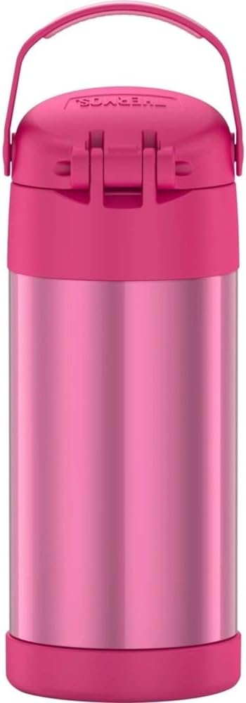 THERMOS FUNTAINER Water Bottle with Straw, 12oz, Pink