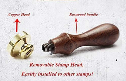 MNYR Dragon Wax Seal Stamp Melting Spoon Sealing Wax Stick Candle Wood Gift Box Set Invitation Holiday Christmas Card Gift Wrap Package Wax Seal Stamp Kit