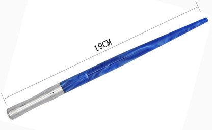 Gullor Resin Dip Pen Handcrafted Calligraphy Set with 33 Nibs for Art, Signatures, Drawing, Caligraphy Kits for Beginners (Blue)