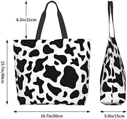 Large Tote Bag for Women Portable Beach Bag Reusable Grocery Bags Funny Gift Bag for Shopping Gym Travel