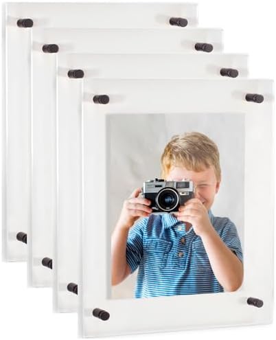 ArtToFrames 20x27 Inch Double Panel Floating Acrylic Picture Frame comes