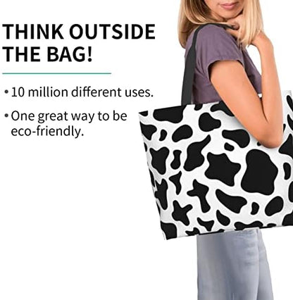 Large Tote Bag for Women Portable Beach Bag Reusable Grocery Bags Funny Gift Bag for Shopping Gym Travel