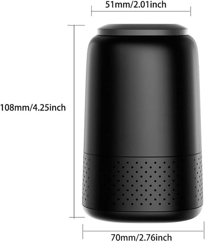 1pc, Portable Air Purifier, Disposable Air Filter, Remove Secondhand Odor, 4 Stage HEPA Activated Coconut Carbon Filter To Eliminate Smell, Suitable for Home and Car, Ideal for Gift (Pink)