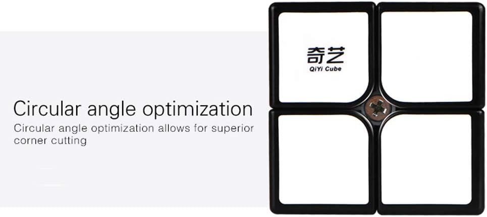 Qiyi Qidi Smooth 2x2x2 Speed Cube - Bright-Light Sticker, Classic Colors