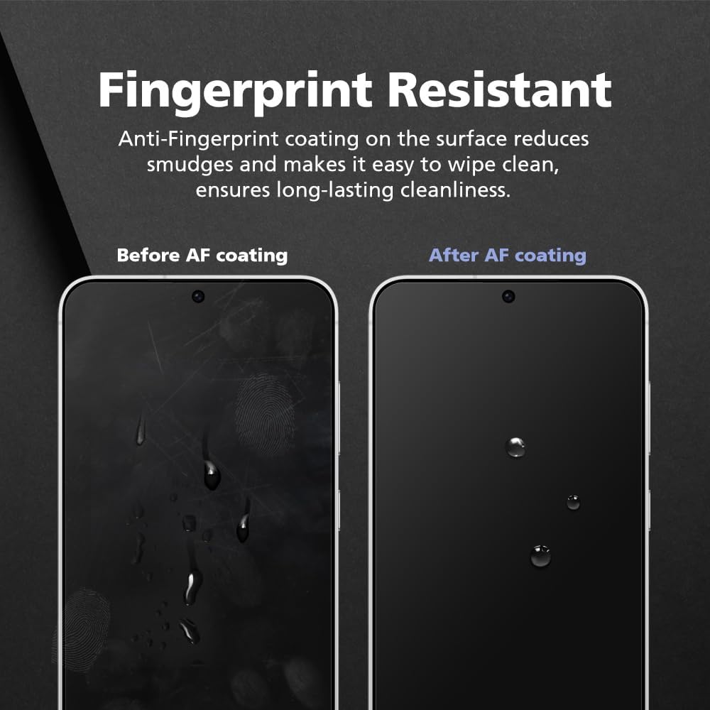 3-Pack Anti-Blue Light Matte Screen Protector For iPhone 13/iPhone 13 Pro [Support Fingerprint Unlock] Anti-Glare, Anti-Fingerprint [Eye Protection] Bubble-Free Installation with Alignment Jig