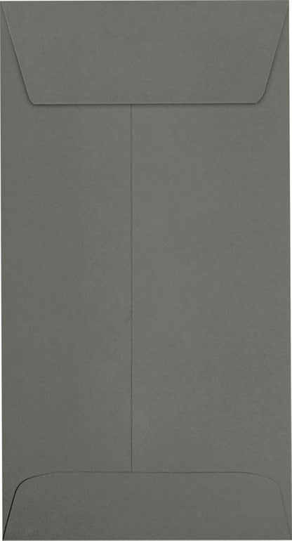 LUXPaper #7 Coin Envelopes | Peel & Press | 3 1/2" x 6 1/2" | Smoke Gray | 80lb. Text | 50 Qty