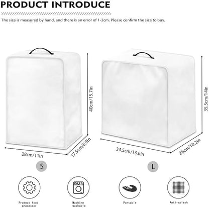 Mumeson Cherry Blossom Coffee Maker Cover, Universal Waterproof and Dustproof Pouch with Dual Handle for Home, Garage, Office
