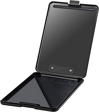 ZCZN Plastic A4 Form Storage Box Case, Clipboard Case, Bulk clipboard Set Suitable for School,Utility,Industrial Office, Medical Personnel,Black,24 Pack