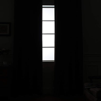 Yakamok Blackout Curtains Room Darkening Thermal Insulated Grommet top Window Curtains for Living Room, 38 x 54 inch, Grey, 2 Panels