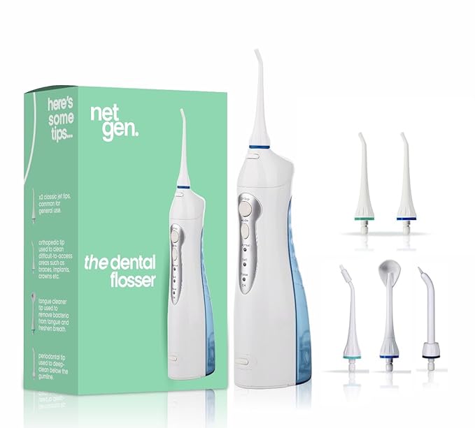 Cordless Water Dental Flosser for Teeth & Gums, Portable Electric Oral Irrigator
