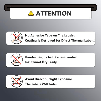BETCKEY - 2.25" x 4" (57 mm x 102 mm) Multipurpose & Shipping Labels Compatible with Zebra & Rollo Label Printer,Premium Adhesive & Perforated [2 Rolls, 700 Labels]