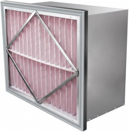 RIGID-PACK 20x20x12 Rigid Box Air Filter – MERV 13/85% ASHRAE HVAC Filter – Radial V-Pleat, Metal Frame, Single Header – High-Efficiency Replacement for Commercial & Industrial Systems