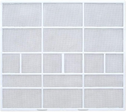 Wall Mounted Air Conditioner Dustproof Filter Cover,Plastic Indoor Unit Air Outlet Screen Compatible with Household Split System AC(31.9X28.3cm)