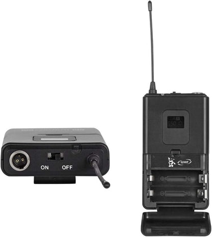 Wireless Microphone System Frequency A 8 Channel Microphone UHF 4 Handheld Mic 4 Headset 4 Lavalier Bodypack 4 Lapel Mic Karaoke System Church Speaking Conference Wedding Party Ktv
