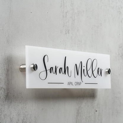 Wall Sign Name Plate - 8x2" Office Sign, Executive CEO Signs, New Job Office Decor, Graduation or Promotion Gift, Holiday Gift, Name Plates For Doors Personalized, Customize Name Plate For Door/5