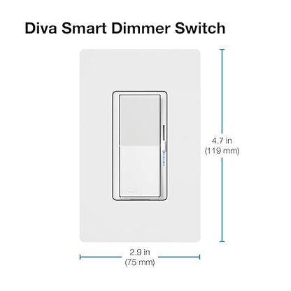 Lutron Diva Smart Dimmer Light Switch