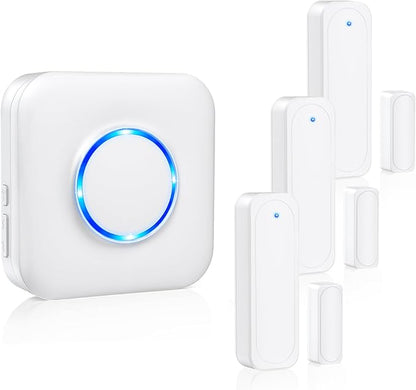 Door Chime, Satisure Wireless Door Open Contact Sensor Alarm Chime