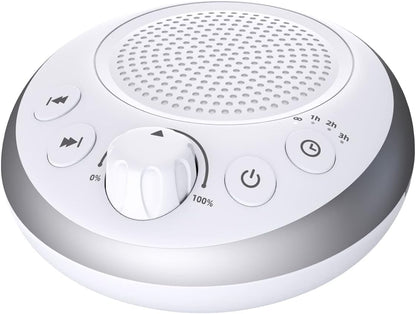 Loud Pink Noise Machine Sleep Machine Nostop 30 Soothing Sounds for Baby Kids Adults Sleep Pinknoise Machine 36-Level Vol Auto-Off Timer Memory Function for Home Travel Office