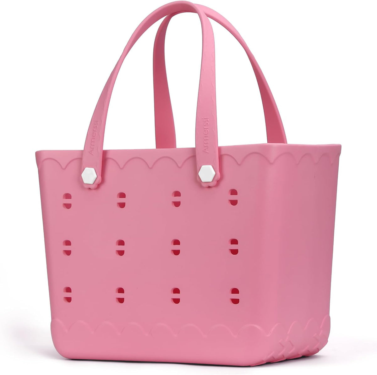 Rubber Beach Bag Waterproof Durable Tote Bag for Beach Sports Pool Modern Rubber Tote