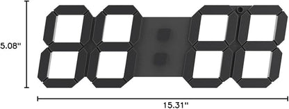 mooas 3D LED Clock