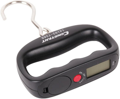 50kg 10g Portable High Precision Smart Electronic Fishing Luggage Scale with LCD Display Backlight,Black