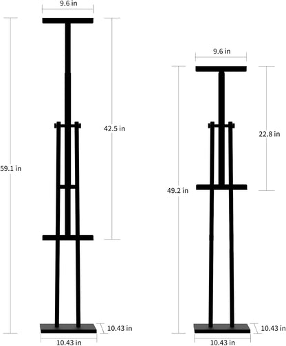 Sign Stand, Poster Stand, Adjustable Floor Standing Sign Holder, Suitable for Signs Up to 42 Inches, Ideal for Weddings, Restaurants, or Businesses(2 PACK)