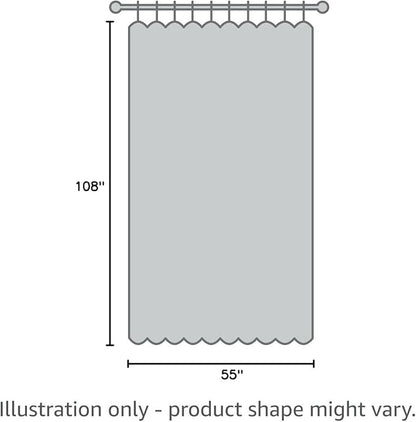 NICETOWN Room Darkening Curtain Panels, 2 Panels, 55 inches W x 108 inches, Greyish White, Home Fashion Ring Top Thermal Insulated Room Darkening Curtains for Bedroom/Nursery