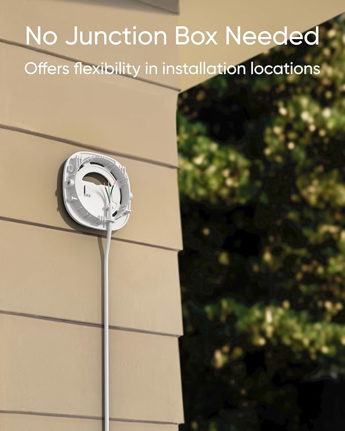 eufy Floodlight Camera E340 with AC Cable, Security Camera Outdoor, 360° PTZ, 24/7 Recording, 2.4G/5G Wi-Fi, 2000 LM, Motion Detection, Built-in Siren, Dual Cam, HB3 Compatible, No Monthly Fee