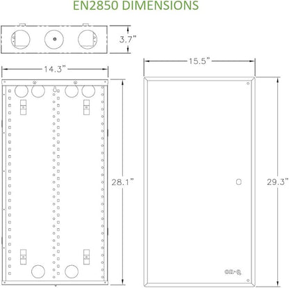 On-Q 28" Structured Media Enclosure