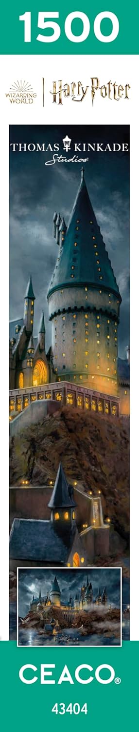 Ceaco Thomas Kinkade Harry Potter Hogwarts Castle 1500 Piece Jigsaw Puzzle
