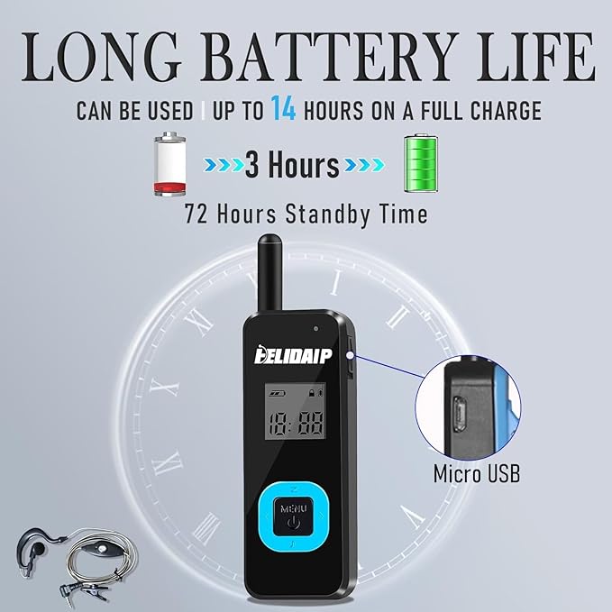 ELIDAIP T-M1 Super Mini Walkie Talkie