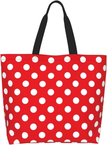 Tote Bag Beach Bag for Women Reusable Grocery Large Shopping Shoulder Bag Travel Handbag