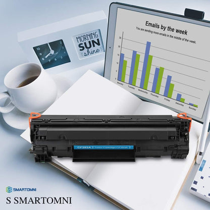 Compatible Toner Cartridge Replacement for HP CF283X 83X (High Yeild,2 Pack), for use with HP Laserjet pro M201dw M201n MFP M225dw M225dn Printers