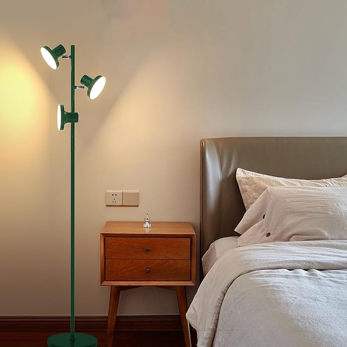 SIBRILLE 36W LED Tree Floor Lamp, Modern Dimmable Standing Lamp