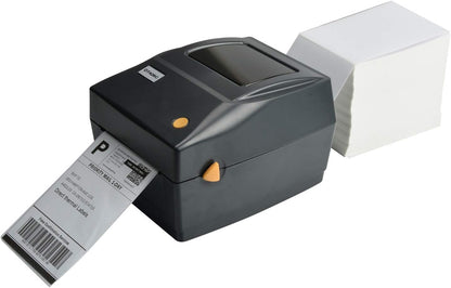 FungLam 4x6 Thermal Printer Labels - 1000 Fanfold Direct Shipping Labels, Perforated With Strong Adhesive - Compatible With Zebra, Rollo and Most Thermal Printers