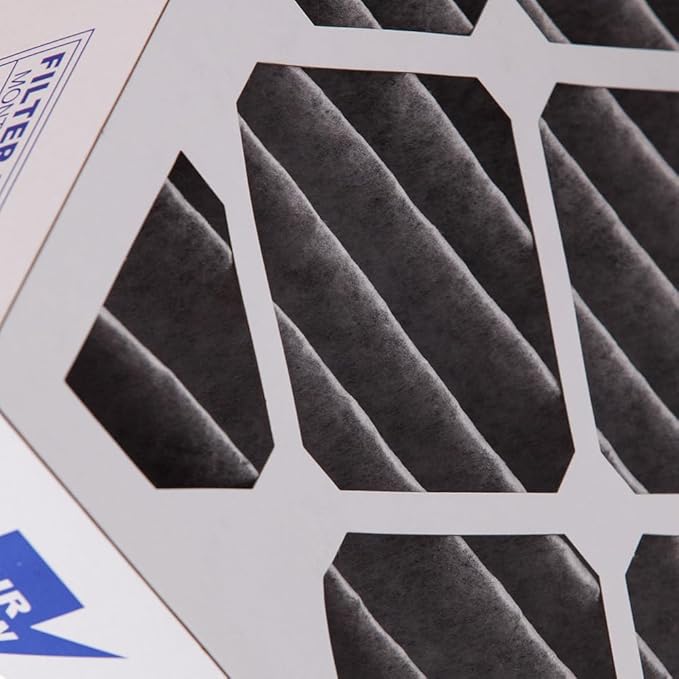 Nordic Pure 16x24x4 (Actual Size: 15 3/8 x 23 3/8 x 3 5/8) Pleated Air Filter MERV 12 Plus Carbon 2 Pack