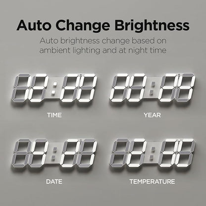 mooas 3D LED Clock
