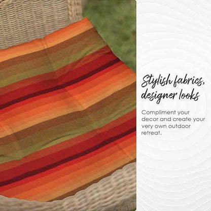 RSH DECOR: 3-Piece Wicker Tufted Cushion Set | for Large Wicker Sets | Outdoor Loveseat & U-Shaped Seat Cushions | Water & Fade-Resistant Spun Fabric | Beachcrest Caviar
