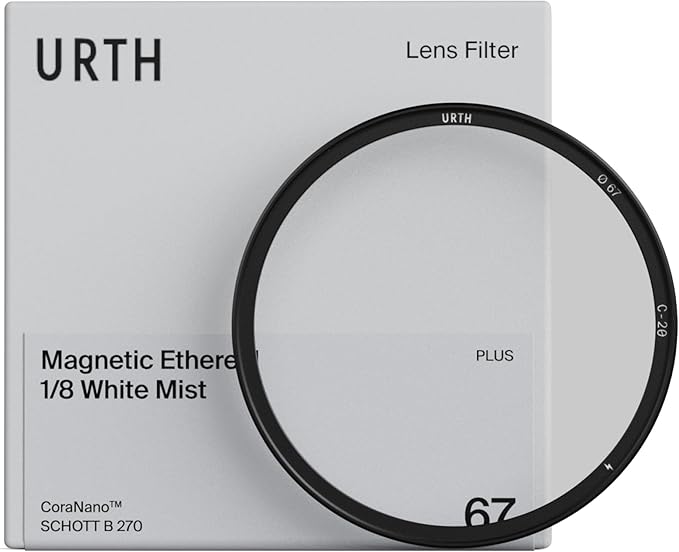 Urth 49mm Magnetic Ethereal White Mist ⅛ Diffusion Lens Filter (Plus) — Cinematic Effect, 20-Layer Nano-Coated Light Dispersing Particles