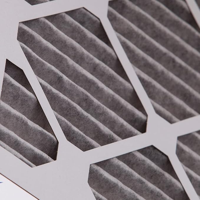 Nordic Pure 16x20x1 (Actual Size: 15 1/2 x 19 1/2 x 3/4) Furnace Air Filters MERV 12 Pleated Plus Carbon 3 Pack