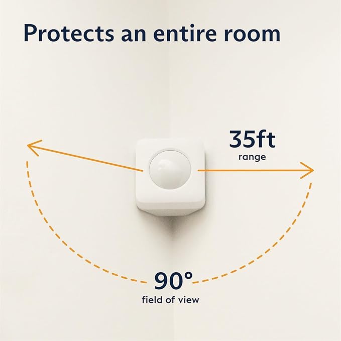 SimpliSafe 8 Piece Wireless Home Security System - Optional 24/7 Professional Monitoring - No Contract - Compatible with Alexa and Google Assistant , White
