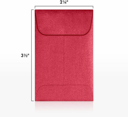 LUXPaper #1 Coin Envelopes | 2 1/4" x 3 1/2" | Jupiter Metallic | 80lb. Text | 50 Qty