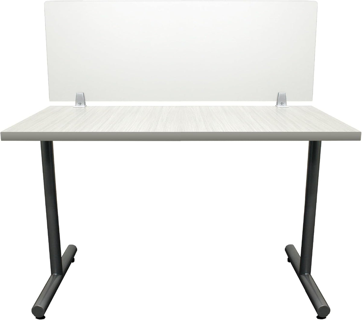 OBEX Clear Acrylic Desk Mounted Privacy Panel, 18" x 24", Clear