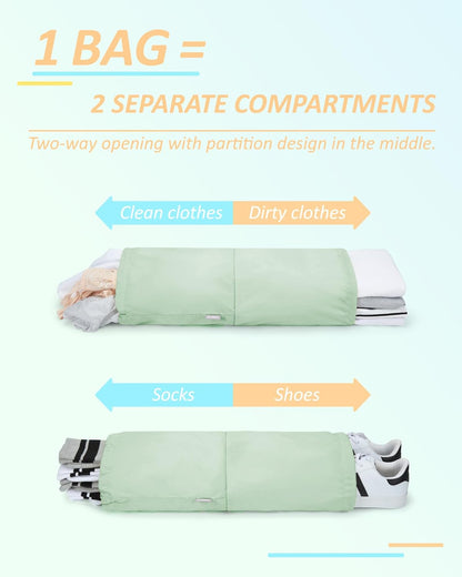 BAGSMART 6 Set /4 Set/2 Set Compression Packing Cubes for Travel, Lightweight Luggage Organizer Bags, Durable Space Saver Bags Travel Essentials