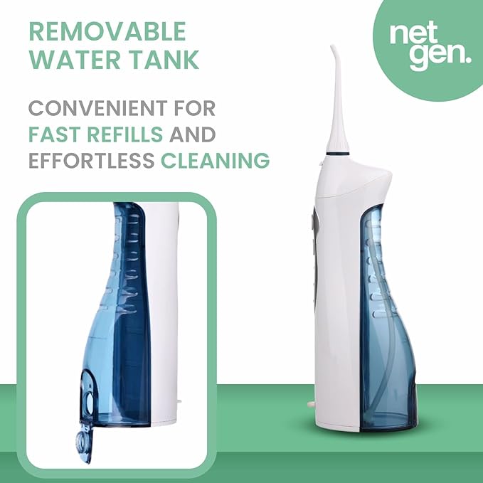 Cordless Water Dental Flosser for Teeth & Gums, Portable Electric Oral Irrigator
