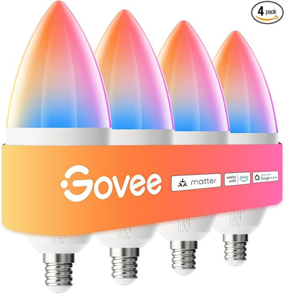 Govee E12 Led Bulb, Smart Light Bulbs Work